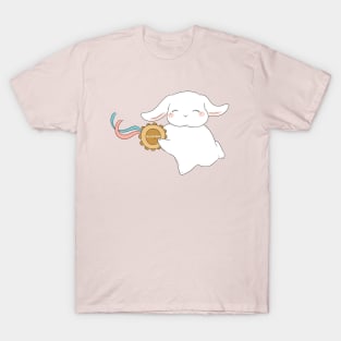 Tamborine Holland Lop White Rabbit | Bunniesmee T-Shirt